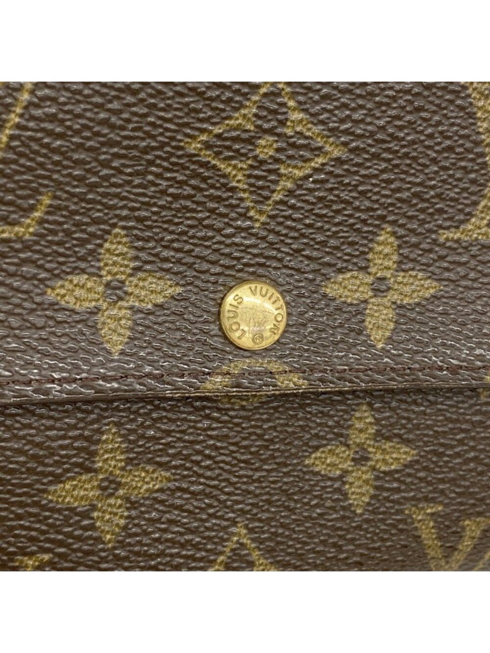 Louis Vuitton Wallet Monogram Pochette Porte-Monnaie Cles Brown - Picture 8 of 10